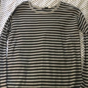 striped long sleeve shirt